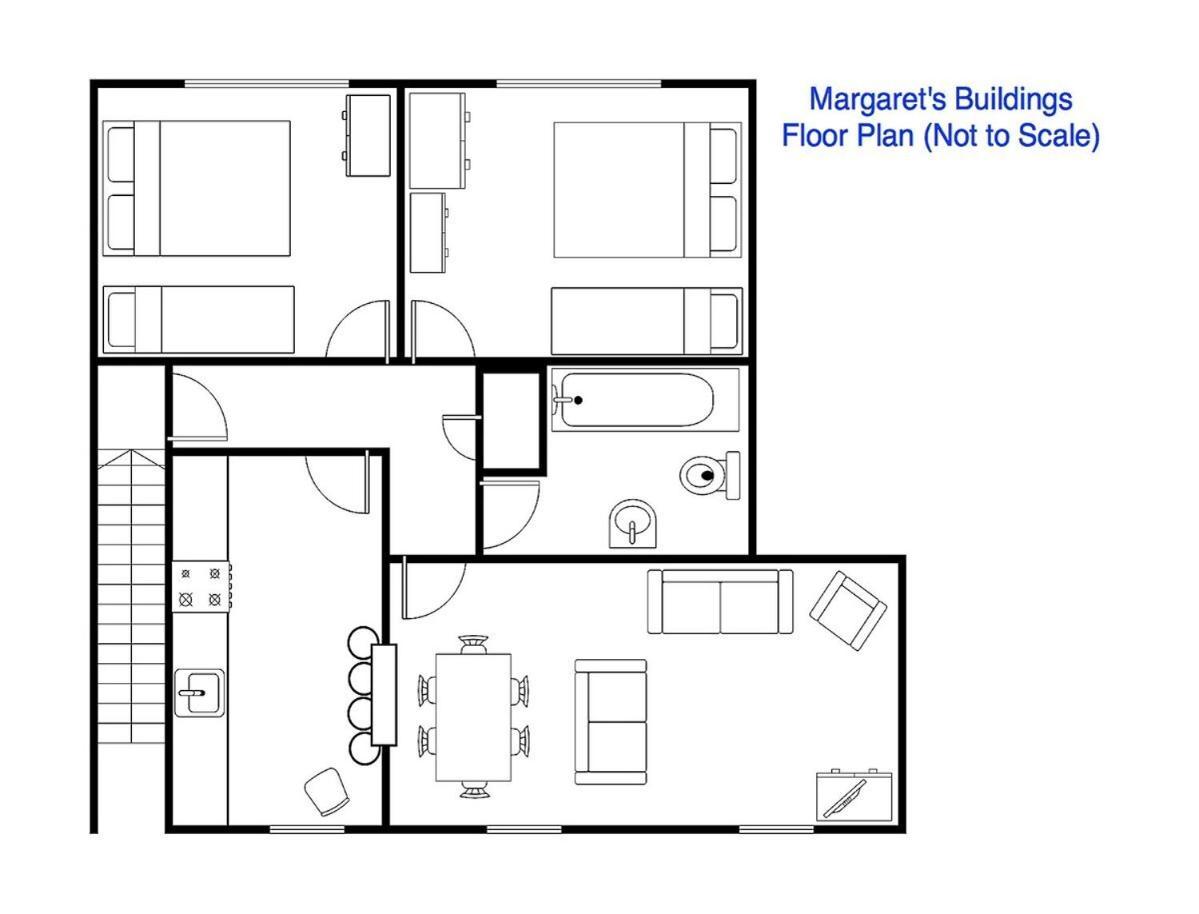 Spacious City Centre Apartment Bath Extérieur photo
